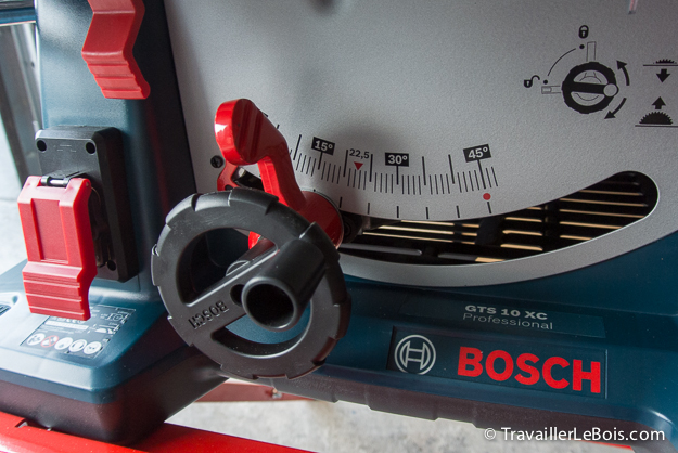 La scie sur table Bosch GTS 10 XC (2ème partie – utilisation)